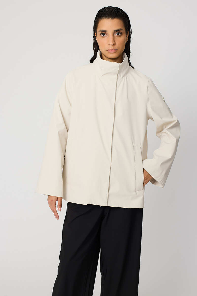 GABARDINA IMPERMEABLE WAI COLOR BLANCO ROTO 5